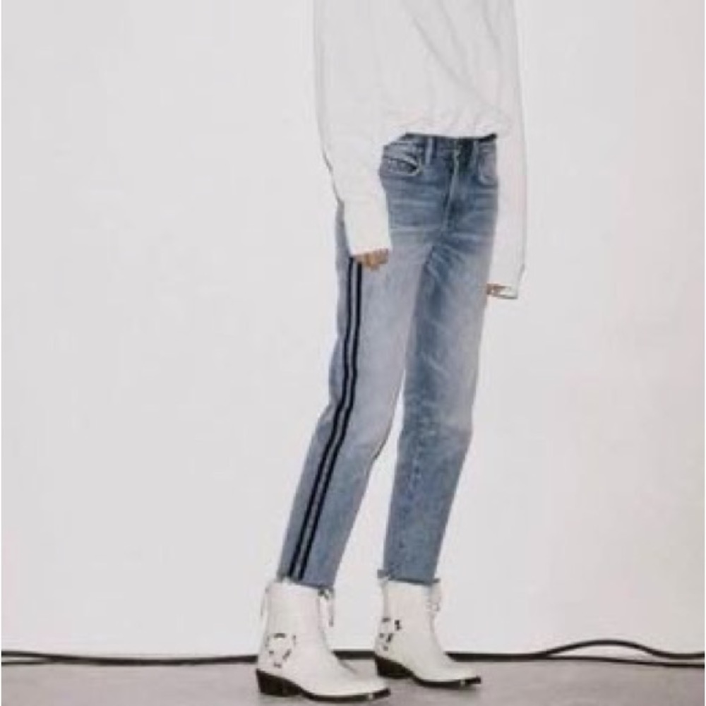 All Saints Denim Boys Stripe Jeans - Picture 3 of 5